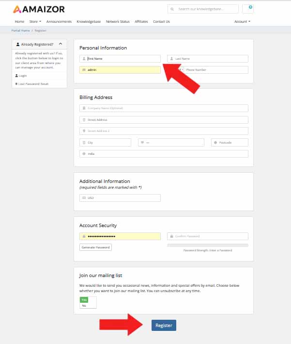 Register